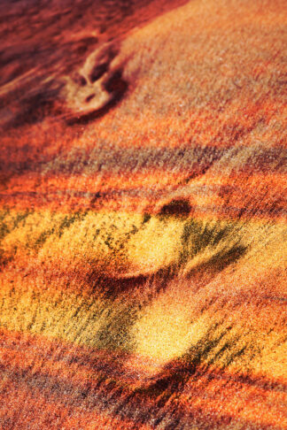 Abstract Footpath in Sand - RF Stock Photo