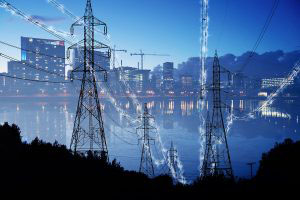 Urban Electrification Concept in Blue