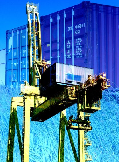 Port Container Shipping Crane - Just Cool Stock Images and Animations at Budget Price