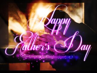 Happy Father's Day Purple - Just Cool Stock Images and Animations at Budget Price